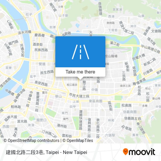 建國北路二段3巷地圖
