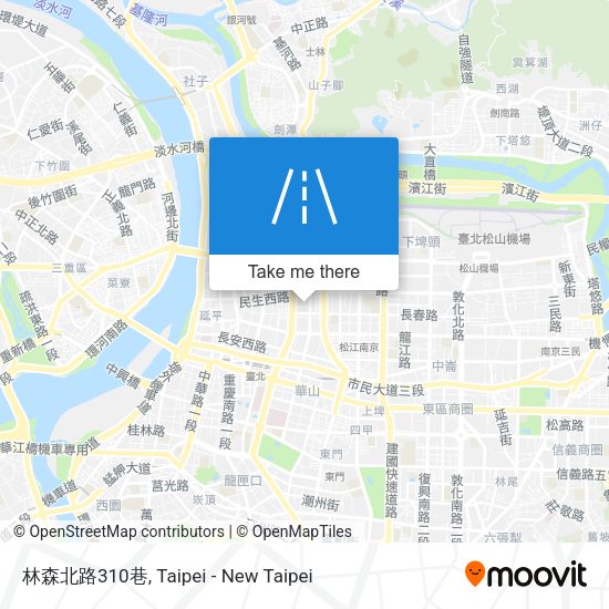 林森北路310巷地圖