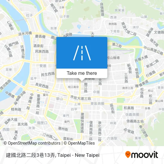 建國北路二段3巷13弄地圖