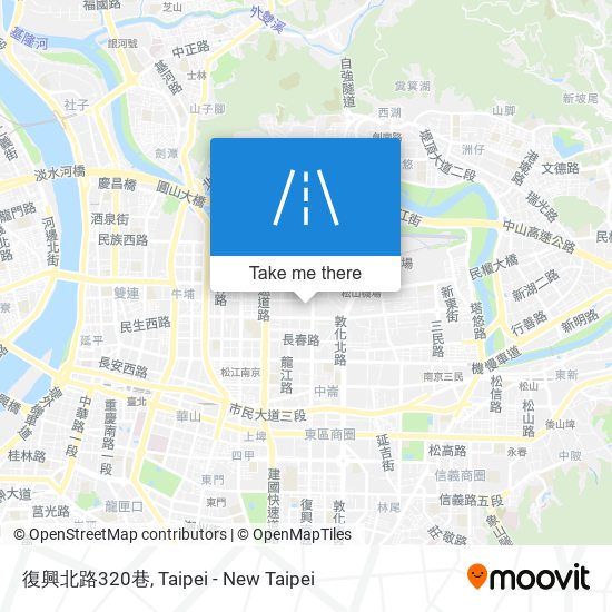 復興北路320巷 map