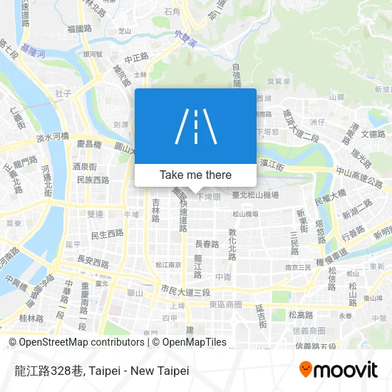 龍江路328巷地圖