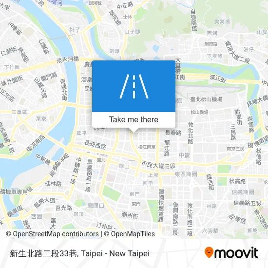 新生北路二段33巷地圖