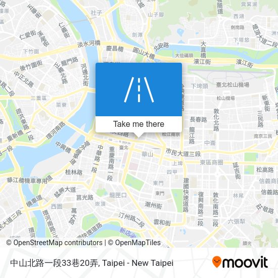 中山北路一段33巷20弄 map