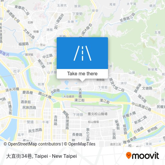大直街34巷地圖
