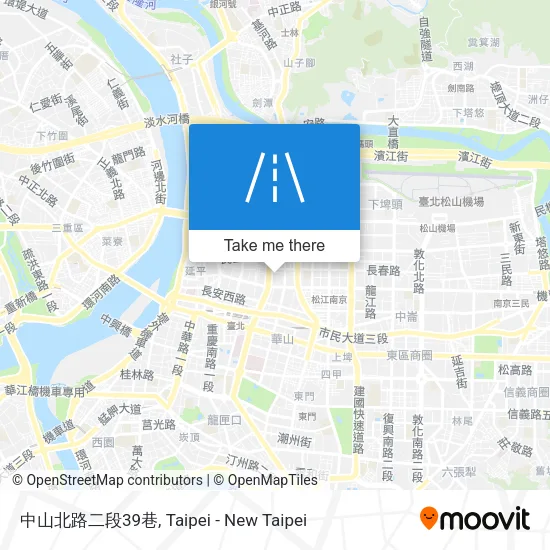 中山北路二段39巷地圖