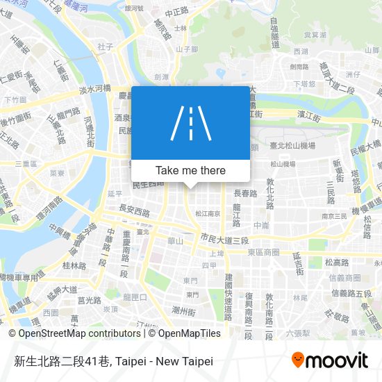 新生北路二段41巷 map