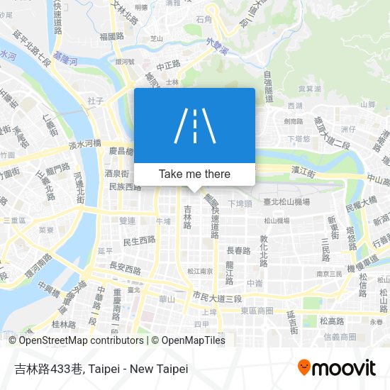 吉林路433巷地圖