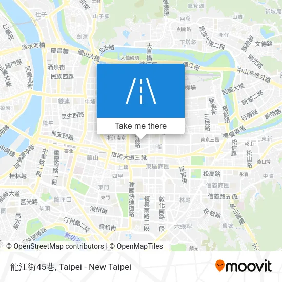 龍江街45巷地圖
