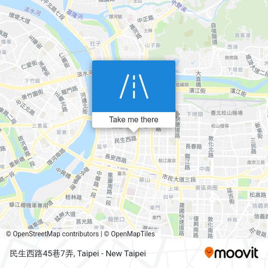 民生西路45巷7弄地圖