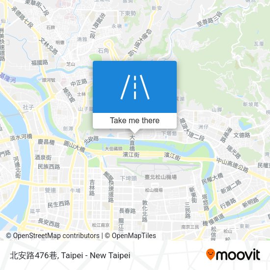 北安路476巷地圖