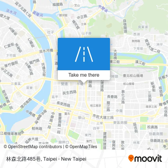 林森北路485巷地圖