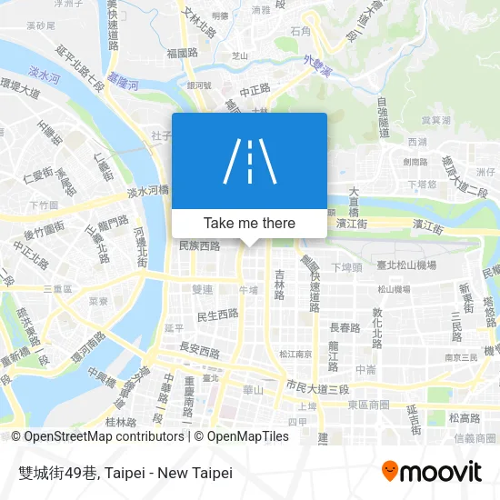 雙城街49巷 map