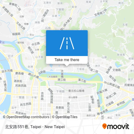 北安路551巷地圖