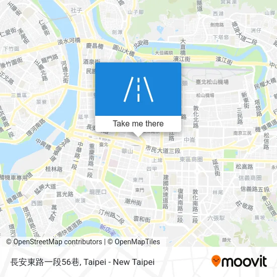 長安東路一段56巷 map