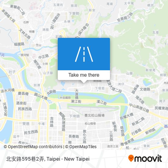 北安路595巷2弄地圖