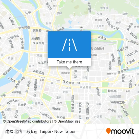 建國北路二段6巷地圖