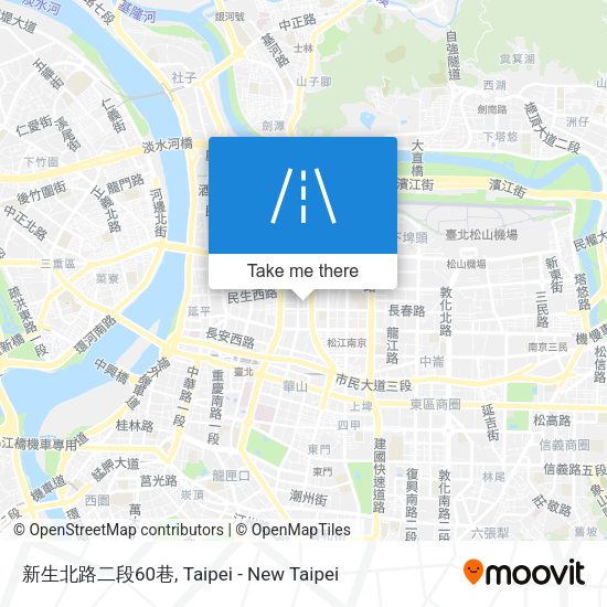 新生北路二段60巷 map