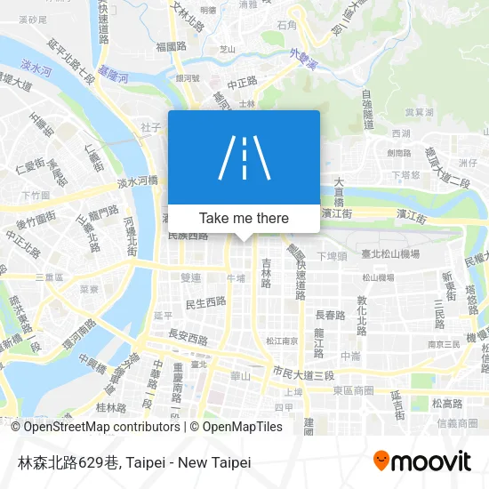 林森北路629巷地圖