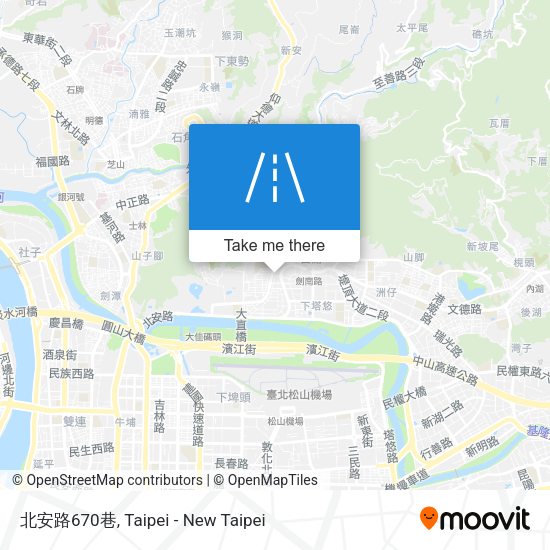 北安路670巷地圖