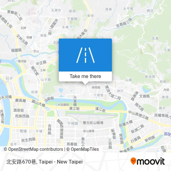 北安路670巷地圖
