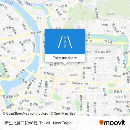 新生北路二段68巷 map
