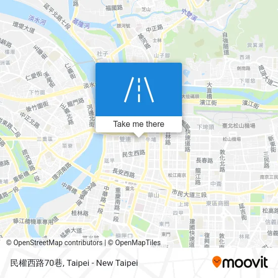 民權西路70巷 map