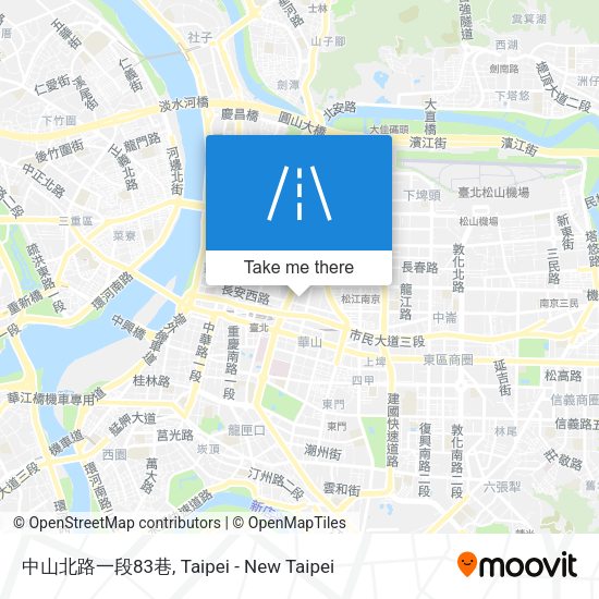 中山北路一段83巷 map