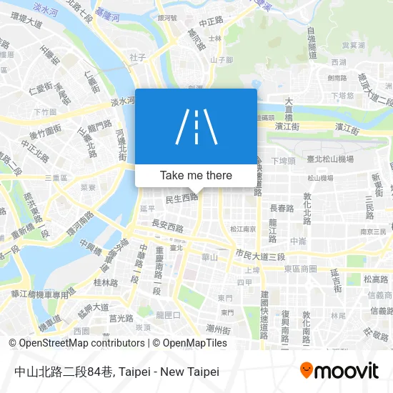 中山北路二段84巷 map