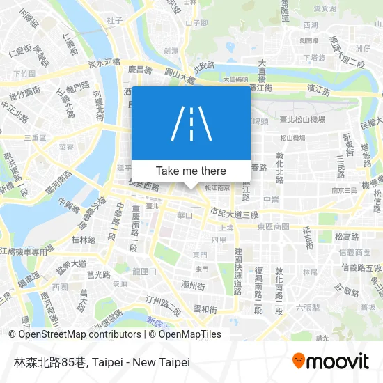 林森北路85巷地圖
