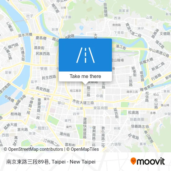 南京東路三段89巷地圖