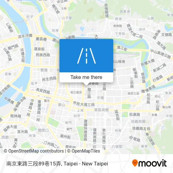 南京東路三段89巷15弄地圖