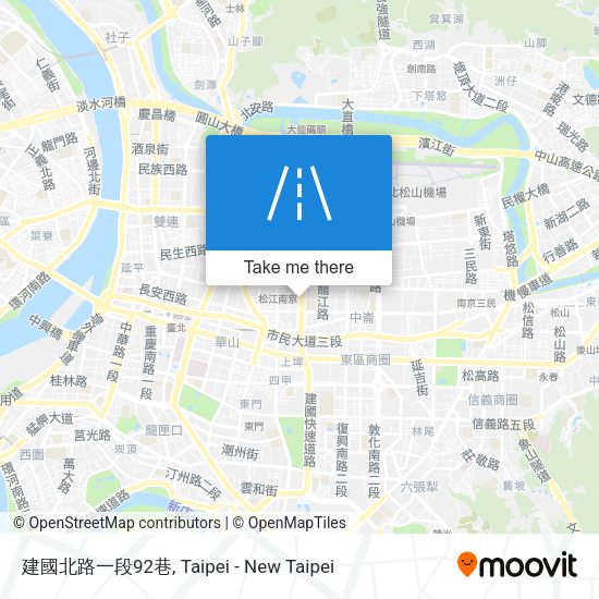 建國北路一段92巷 map