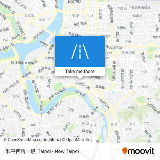 和平西路一段地圖
