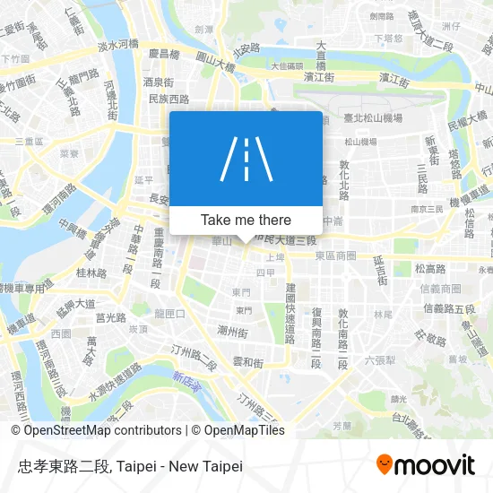 忠孝東路二段地圖