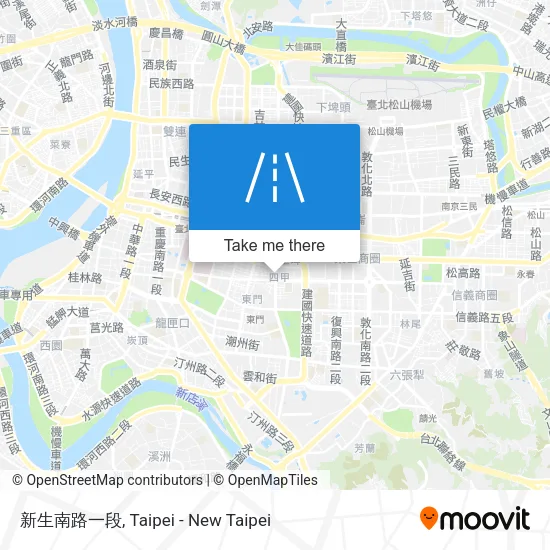 新生南路一段 map