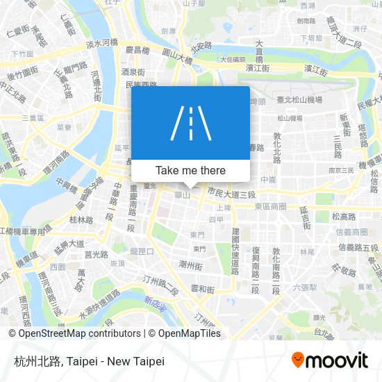 杭州北路地圖
