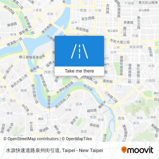 水源快速道路泉州街引道 map