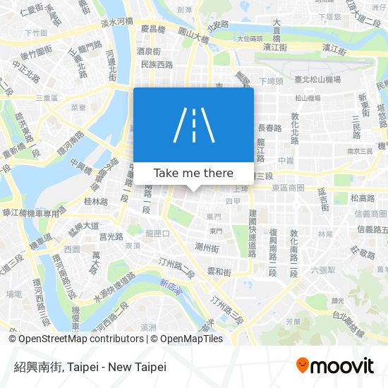 紹興南街 map