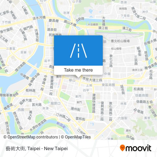 藝術大街 map