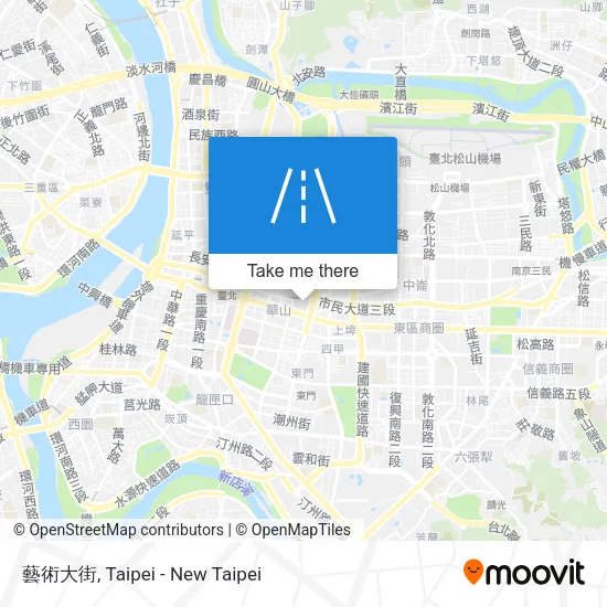 藝術大街 map
