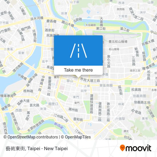 藝術東街地圖