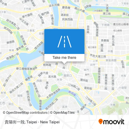 貴陽街一段地圖