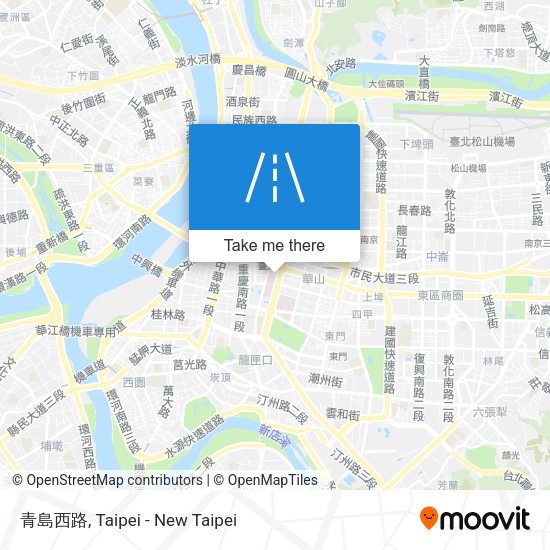 青島西路地圖