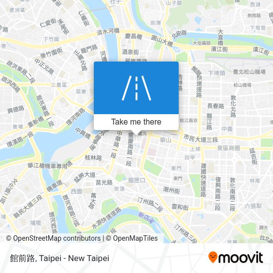 館前路地圖