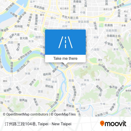 汀州路三段104巷 map