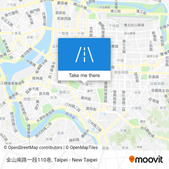 金山南路一段110巷地圖