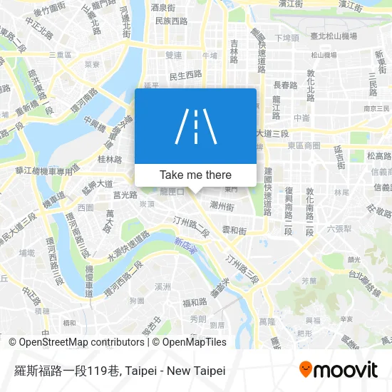 羅斯福路一段119巷地圖
