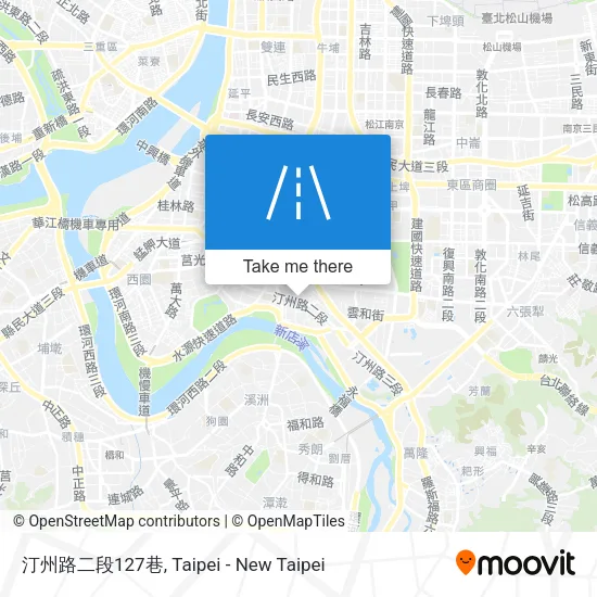 汀州路二段127巷地圖
