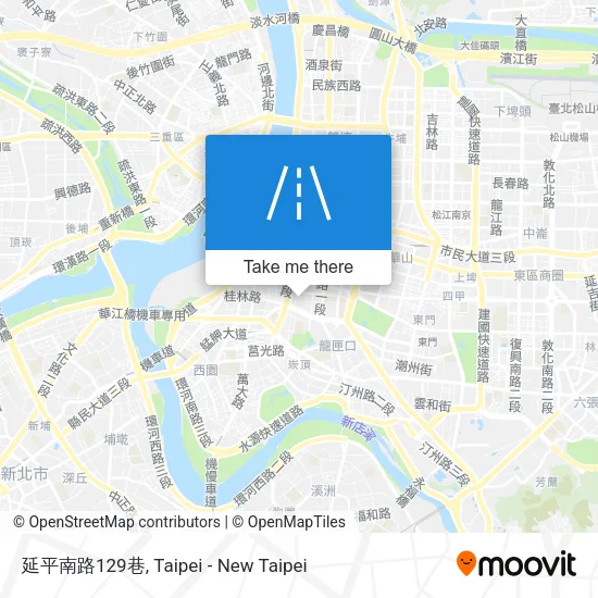 延平南路129巷地圖