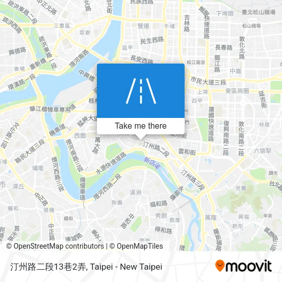 汀州路二段13巷2弄地圖
